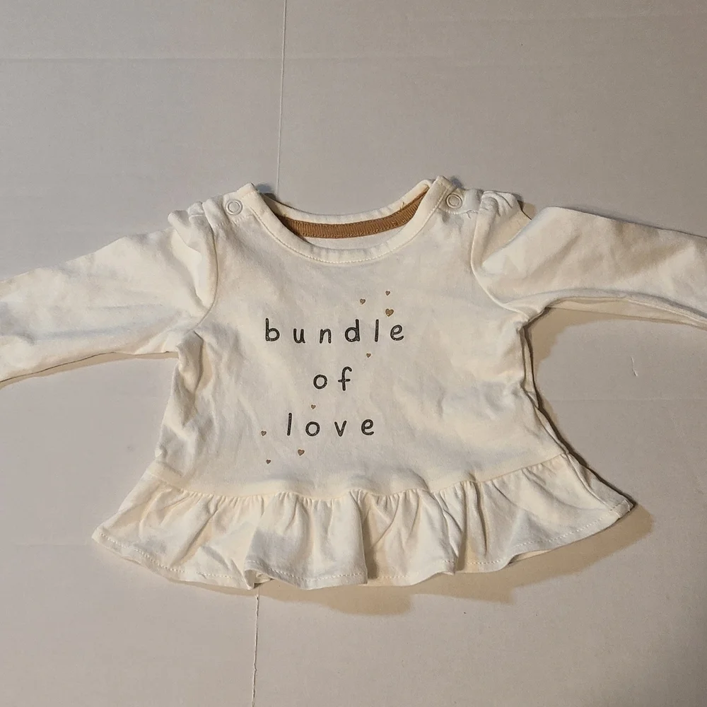 Carter's Bundle of Love White Kids Top Newborn NWT